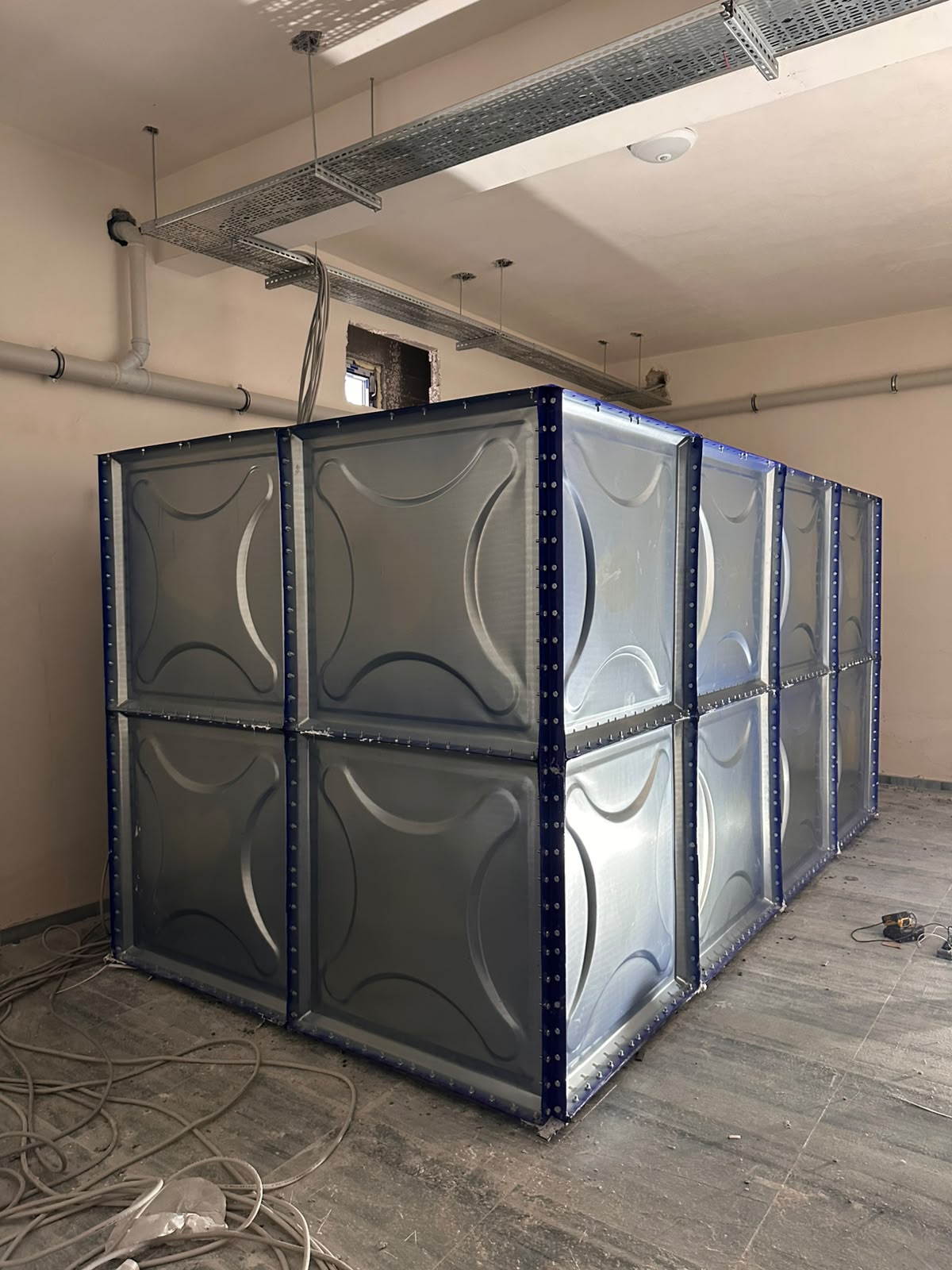 İçi thermo kaplı galvaniz modüler  depo